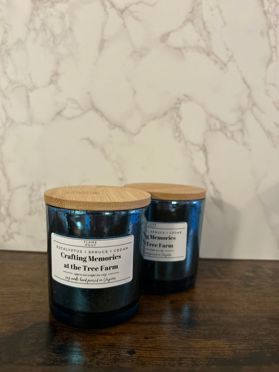 Crafting Memories at the Tree Farm Candle | Eucalyptus, Blue Spruce, Cedar Scent