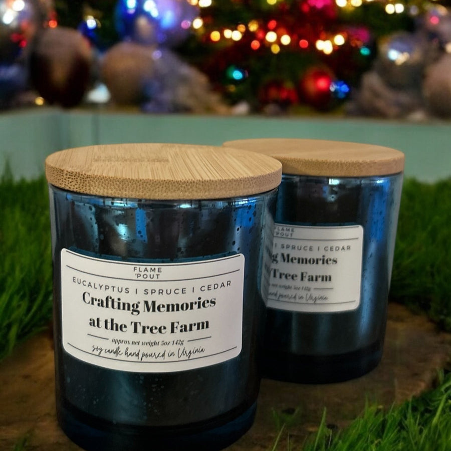 Crafting Memories at the Tree Farm Candle | Eucalyptus, Blue Spruce, Cedar Scent