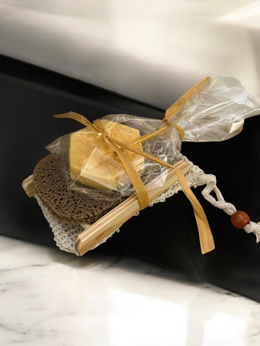Happy Hands – Honeycomb Shea Butter & Oatmeal Soap Gift Set | Luxurious Skincare Experience