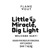 Welcome Baby Candle | Personalized Baby Shower & Newborn Gift | Soothing Scents of Love & Joy
