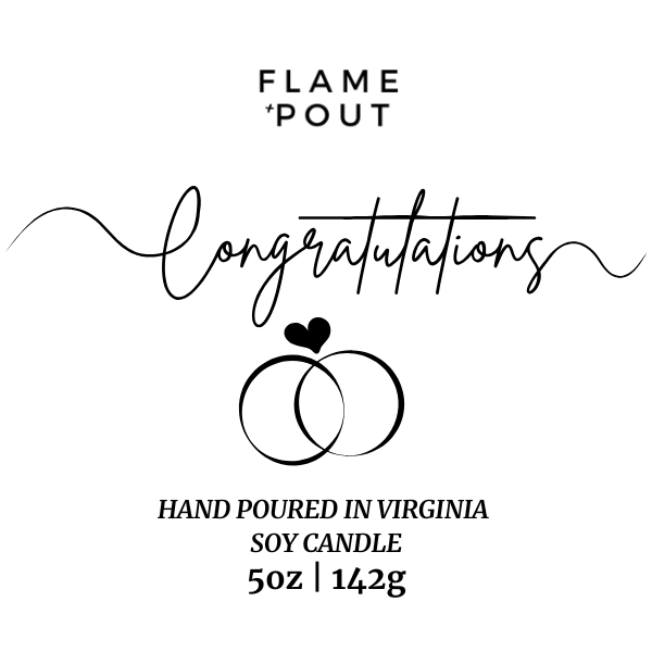 Forever Together Candle | Personalized Wedding & Engagement Gift | Celebrate Love & Commitment