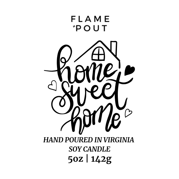 Home Sweet Home Candle | Personalized New Home Gift | Cozy & Inviting Scents of Comfort