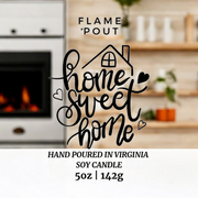 Home Sweet Home Candle | Personalized New Home Gift | Cozy & Inviting Scents of Comfort
