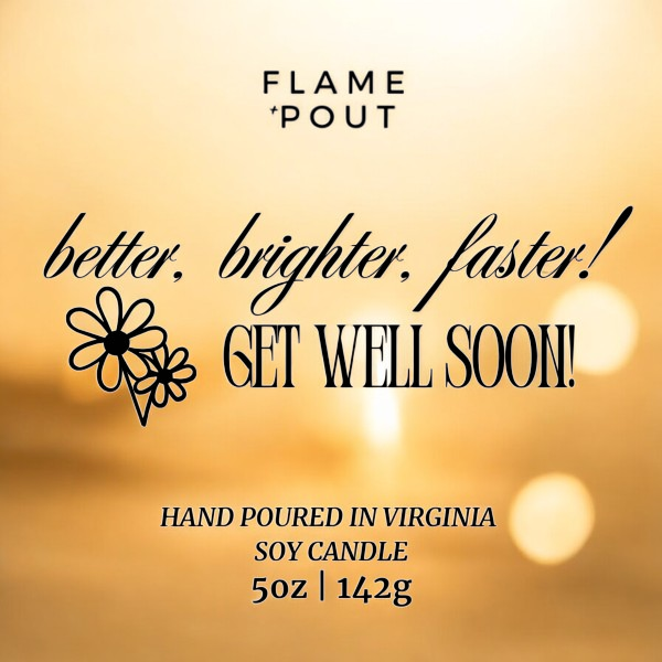 Path to Recovery Candle | Personalized Healing & Comfort Gift | Soothing Scents of Peace & Positivity
