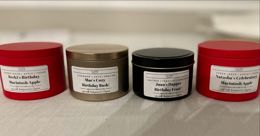 Design Your Own Candle! 5oz or 11.5oz container - Personalized Scented Soy Candle
