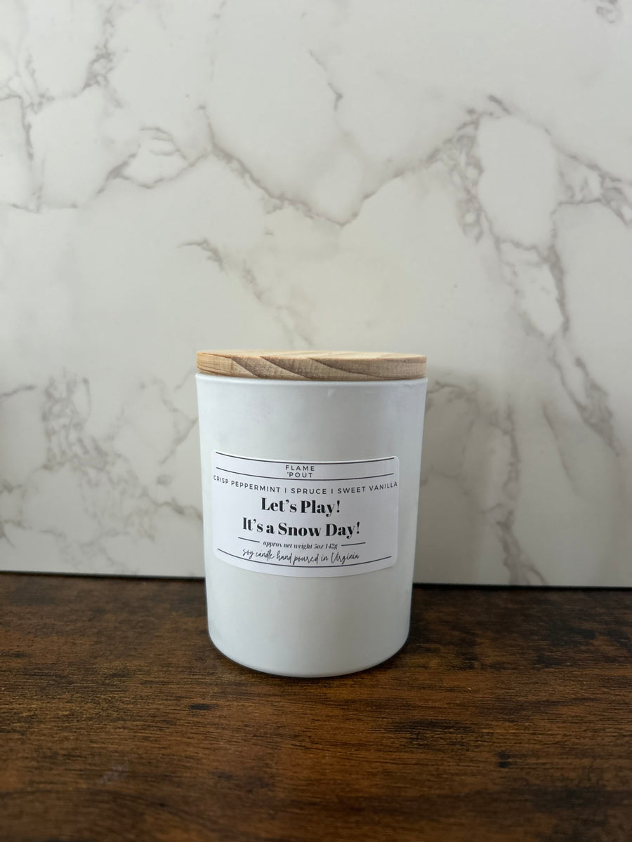 Let's Play! It's a Snow Day! Crisp Peppermint, Spruce, Sweet Vanilla