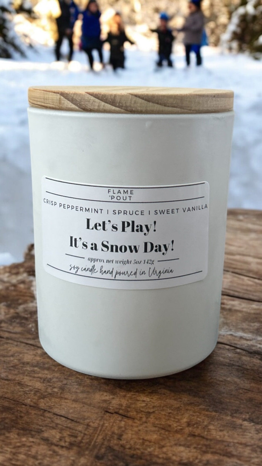 Let's Play! It's a Snow Day! Crisp Peppermint, Spruce, Sweet Vanilla