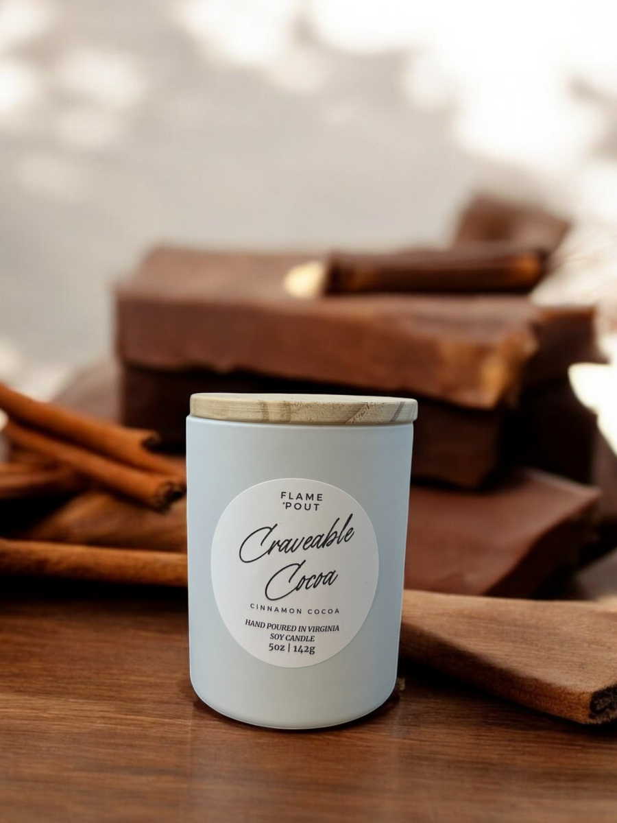 Spiced Cocoa Delight Candle | Warm Cinnamon, Coffee & Spicy Kick of Chipotle