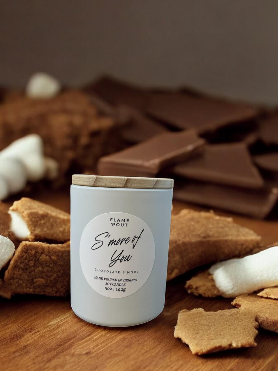 S’mores by the Fire Candle | Cozy, Sweet Fragrance of Marshmallows, Chocolate & Graham Crackers