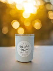 Seductive Ember Candle | Warm Amber, Musk & Sandalwood Fragrance for Passionate Moments