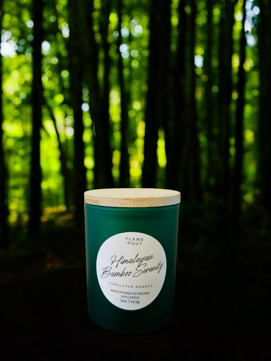 Himalayan Bamboo Candle – Serene Spa-Like Fragrance for Mindfulness and Relaxation