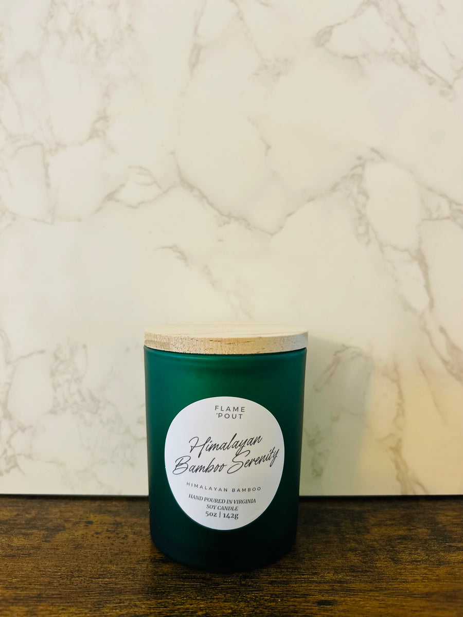 Himalayan Bamboo Candle – Serene Spa-Like Fragrance for Mindfulness and Relaxation