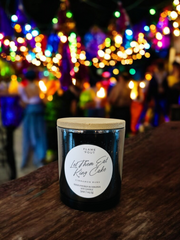 Let Them Eat King Cake Candle – Sweet Cinnamon Roll and King Cake Scent for Year-Round Festivity