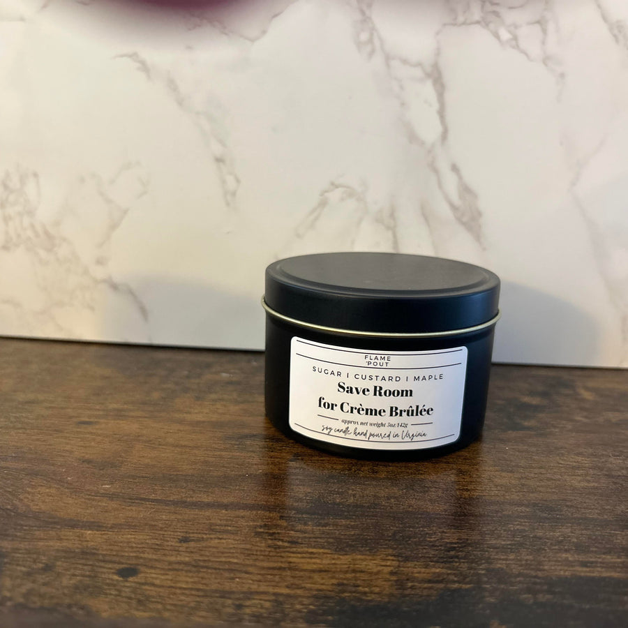 Save Room for Crème Brûlée Candle | Sugar, Custard, Maple Scent