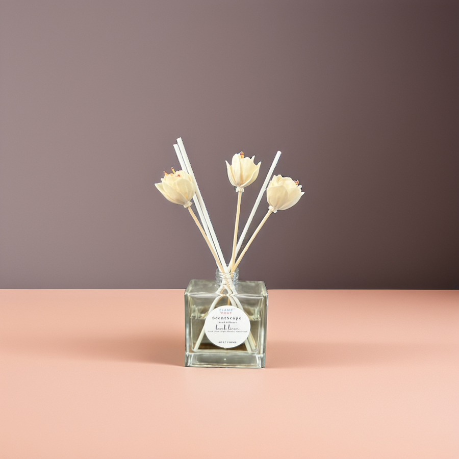 ScentScape Reed Diffuser + 4oz Refill Bundle – Custom Fragrance