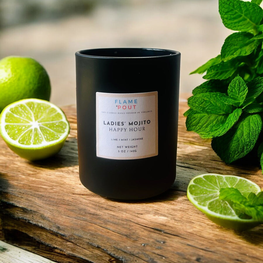 Ladies' Mojito Happy Hour - Minty Citrus, Jasmine Candle
