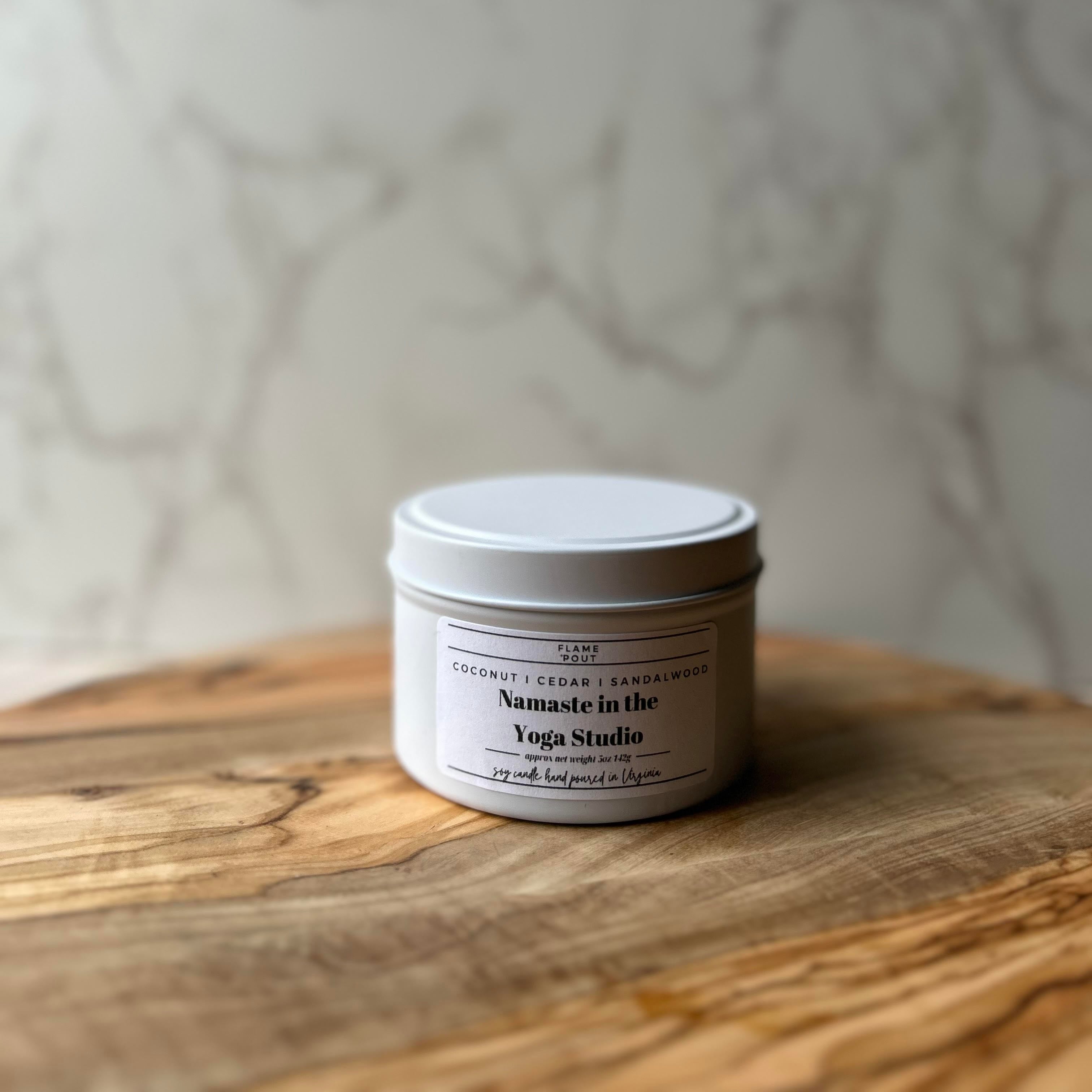Namaste in the Yoga Studio - Coconut, Cedar, Zen Candle 5oz