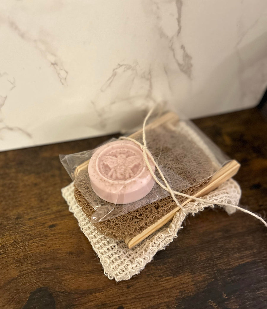 "Bumblebee" Shea Butter Soap Kit – Luxurious Skincare Gift Set for a Relaxing Bath Experience