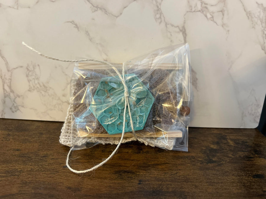 Happy Hands – Honeycomb Shea Butter & Oatmeal Soap Gift Set | Luxurious Skincare Experience