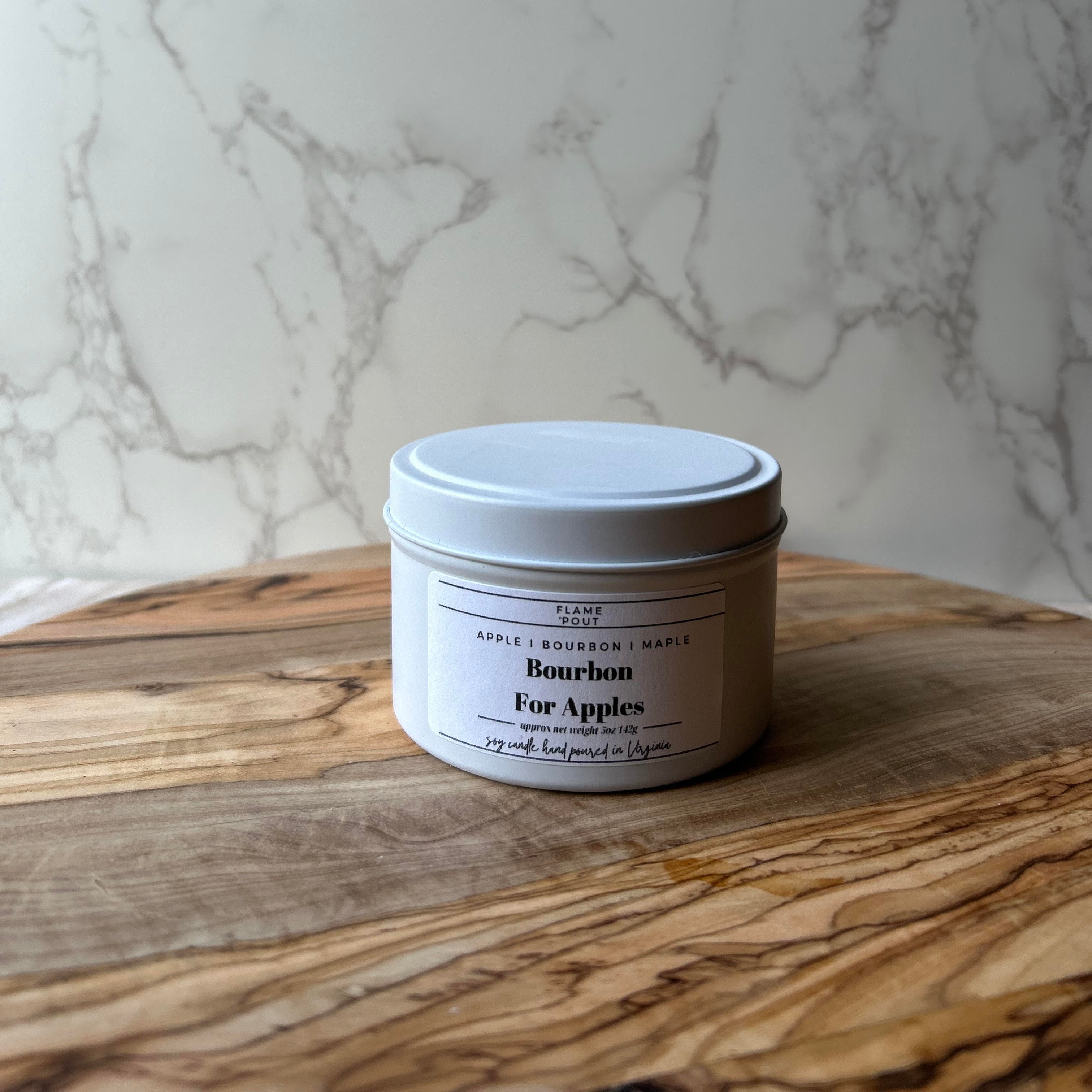 Bourbon for Apples - Apple, Bourbon Maple Candle