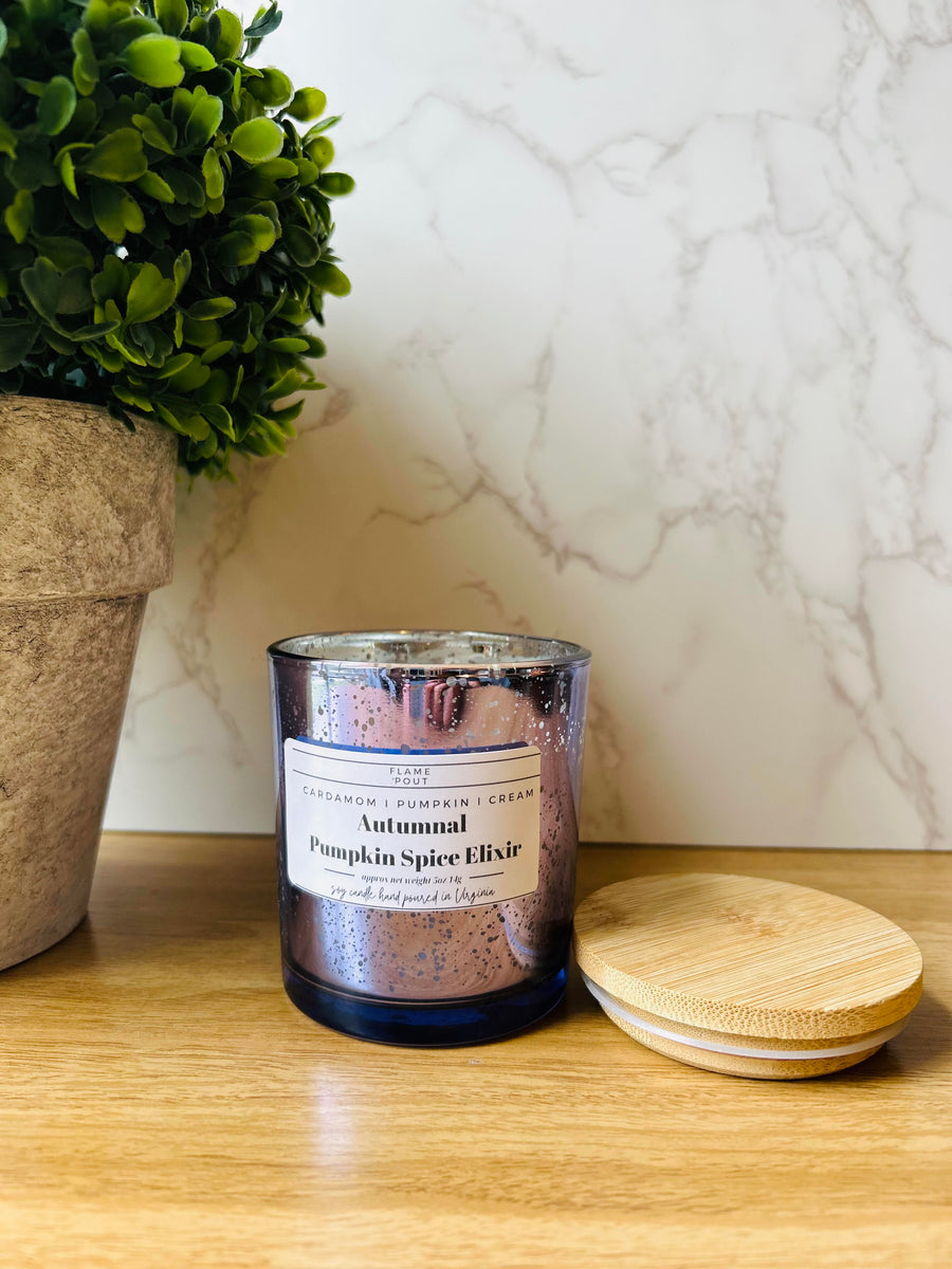 Autumnal Pumpkin Spice Elixir - Cardamom, Pumpkin, Cream Candle