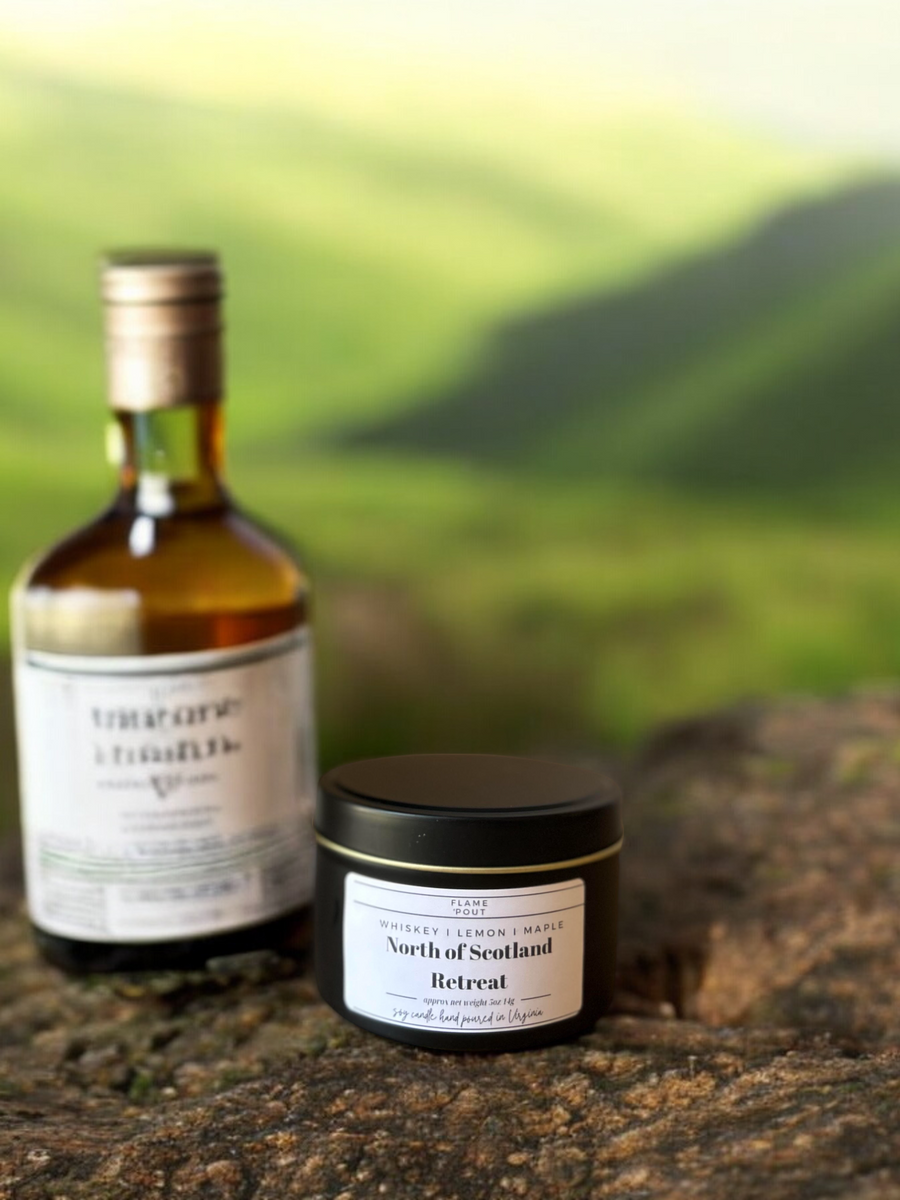 North of Scotland Retreat - Whiskey, Lemon, Maple Soy Candle