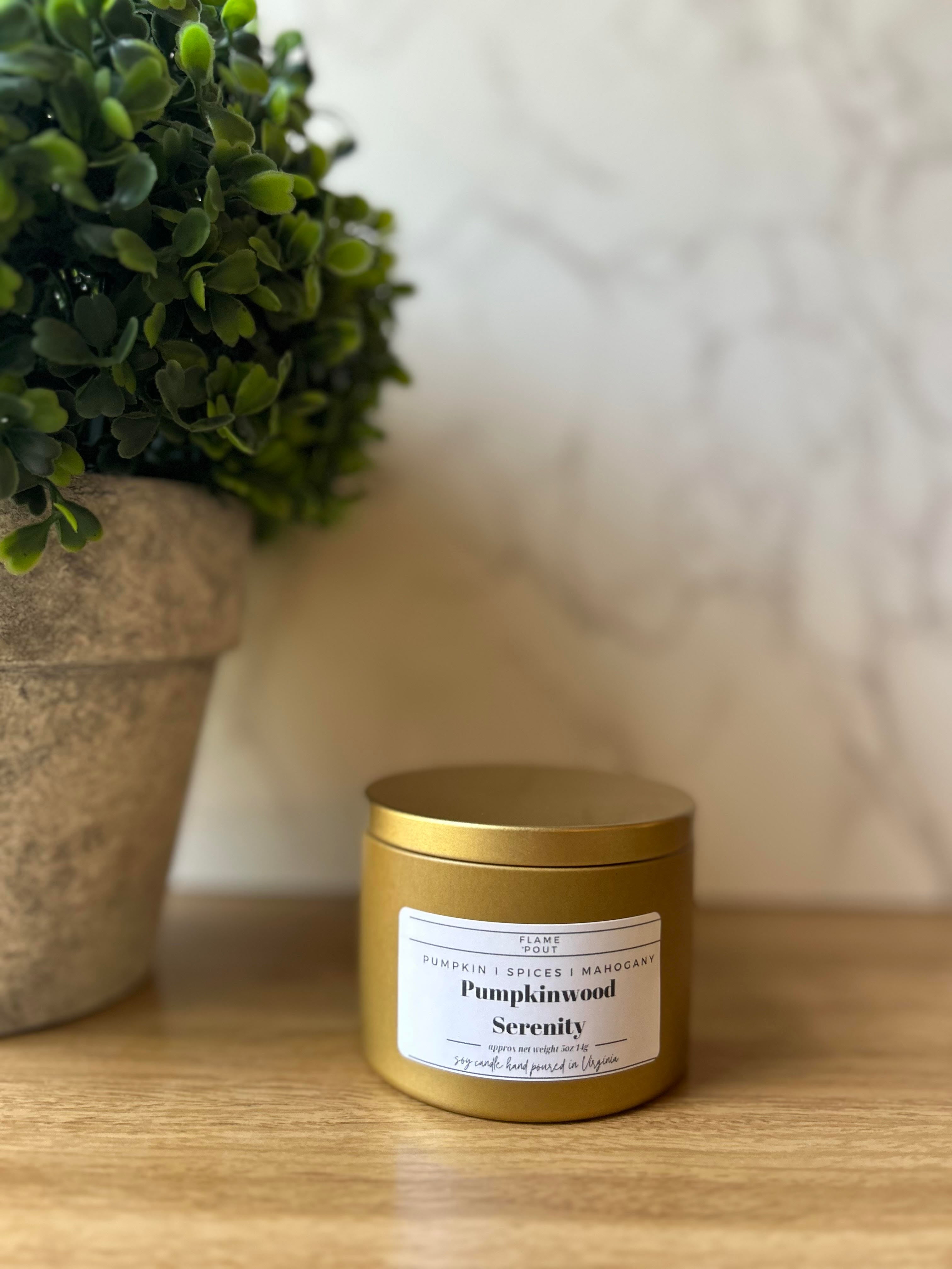 Pumpkinwood Serenity - Pumpkin, Spices, Mahogany Candle