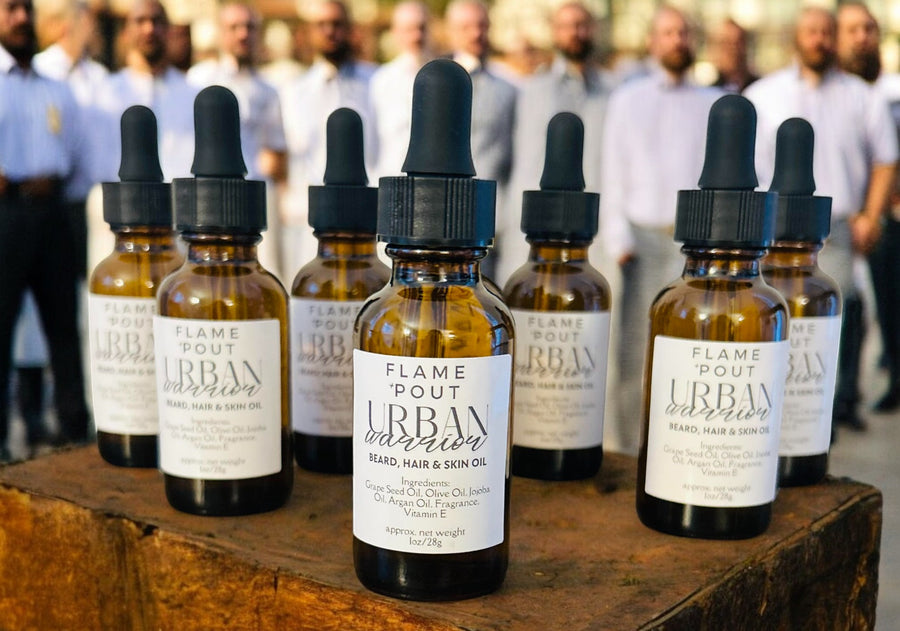 Urban Warrior's Beard, Hair & Skin Oil | Nourishing Grooming Solution for Men