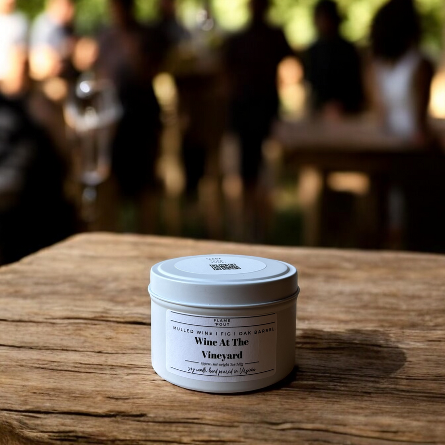 🍇 Wine at the Vineyard Candle – Mulled Wine, Fig, Oak